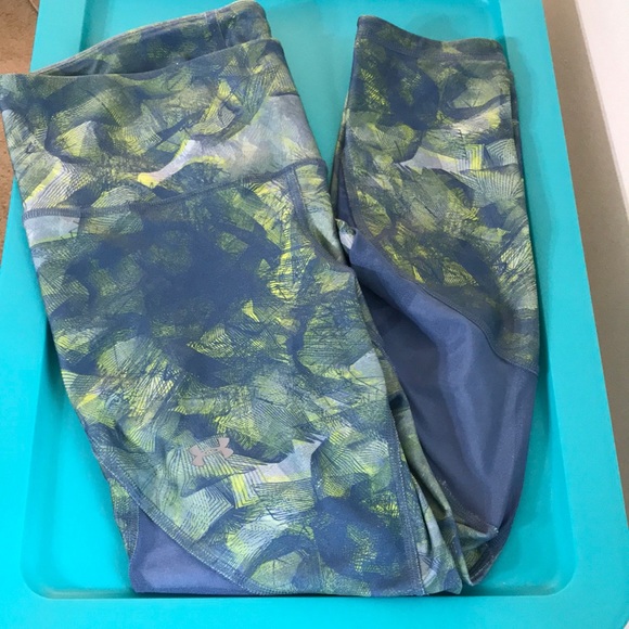 UNDER ARMOUR Athletic Leggings Medium - Picture 1 of 8